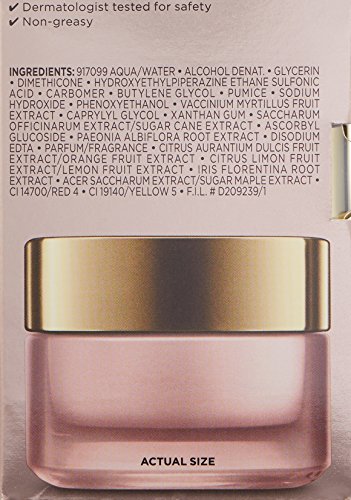 Hidratación adicional al usar Rosy Tone Mask de L’Oréal Paris y crema.