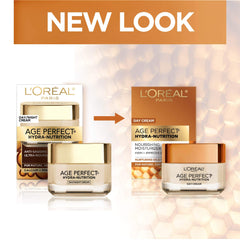 L’Oréal Paris Age Perfect muestra textura cremosa suave para uso diario.