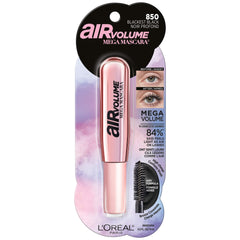 L'Oreal Paris Air Volume Mega Mascara: cepillo de doble cerdas para definir pestañas.