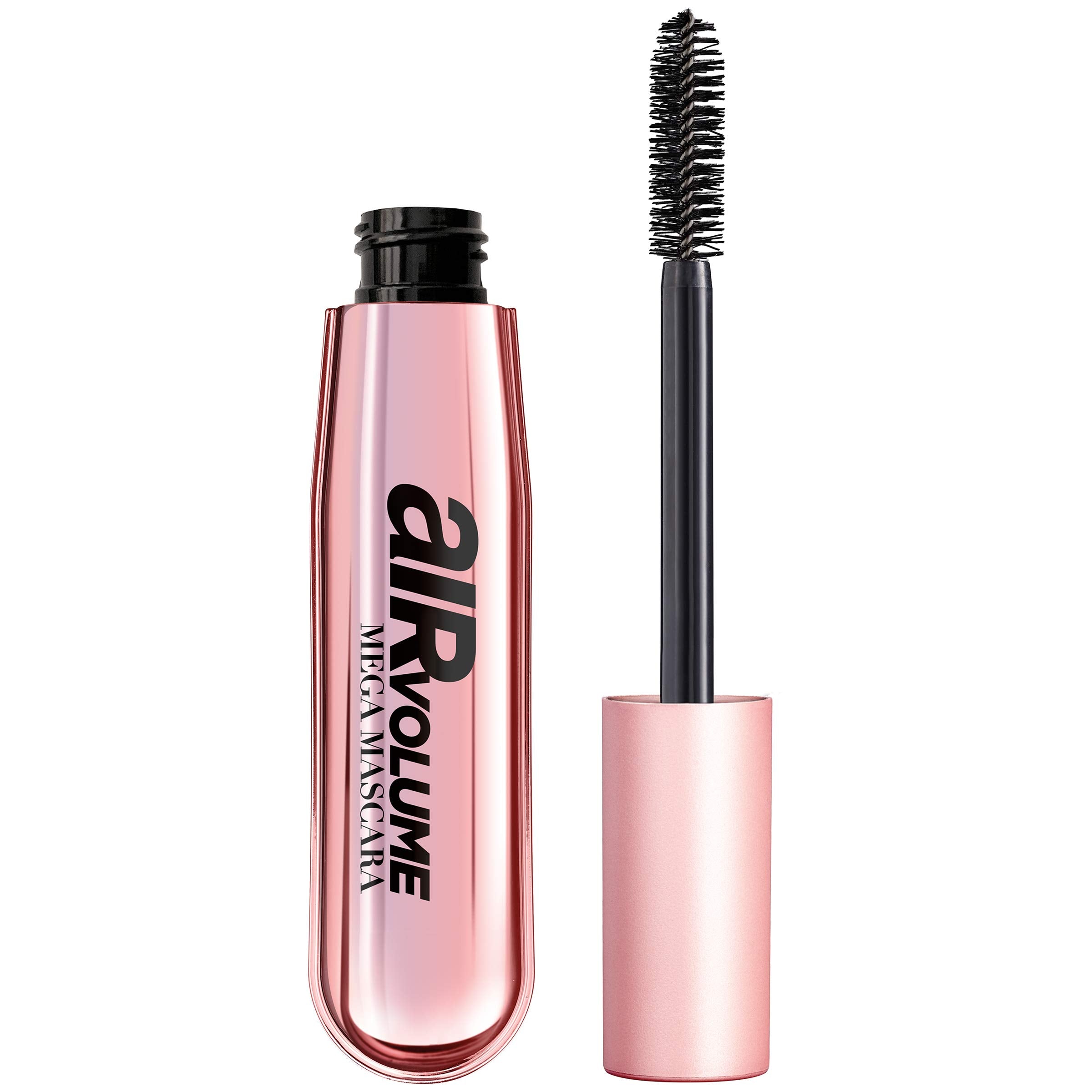 L'Oreal Paris Air Volume Mega Mascara: envase elegante que conserva la fórmula aireada para viaje.