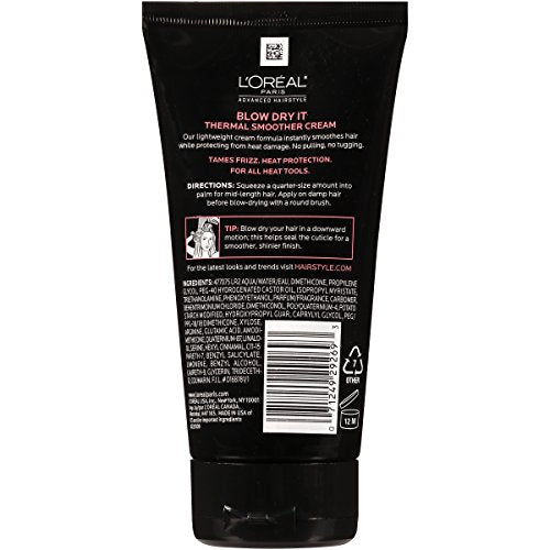 L’Oréal Paris Blow Dry It aplica en cabello húmedo para suavidad y protección.