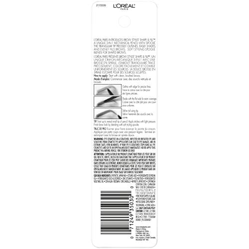 Precisión de delineado y cepillo difuminador para cejas con L’Oréal Paris.
