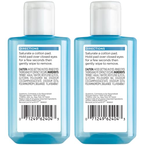 L'Oréal Paris Clean Artiste aplicación suave con almohadilla para ojos sensibles