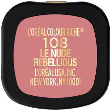 L'Oréal Paris Color Riche Intenso Volumen Mate Barra de Labios Le Nude Rebellious, acabado suave y no reseca