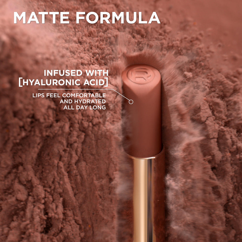 L'Oréal Paris Color Riche Intenso Volumen Mate Barra de Labios Le Nude Rebellious, delineado para contorno de labios