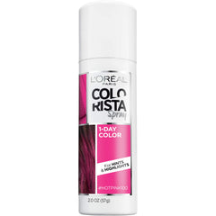 L’Oréal Paris Colorista rosa intenso, spray temporal para color rápido y removible.