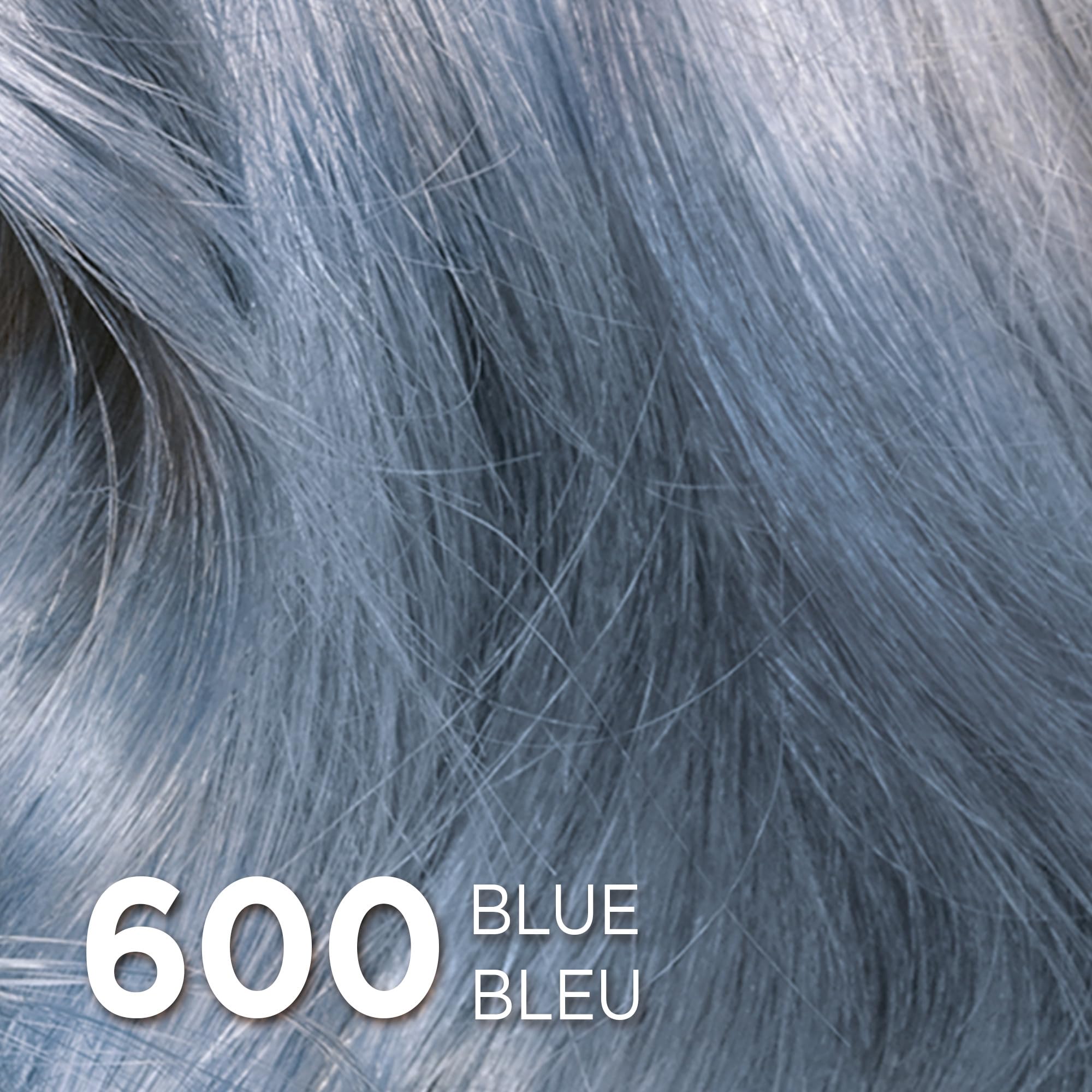 Colorista: textura de mascarilla color azul para aplicación suave.