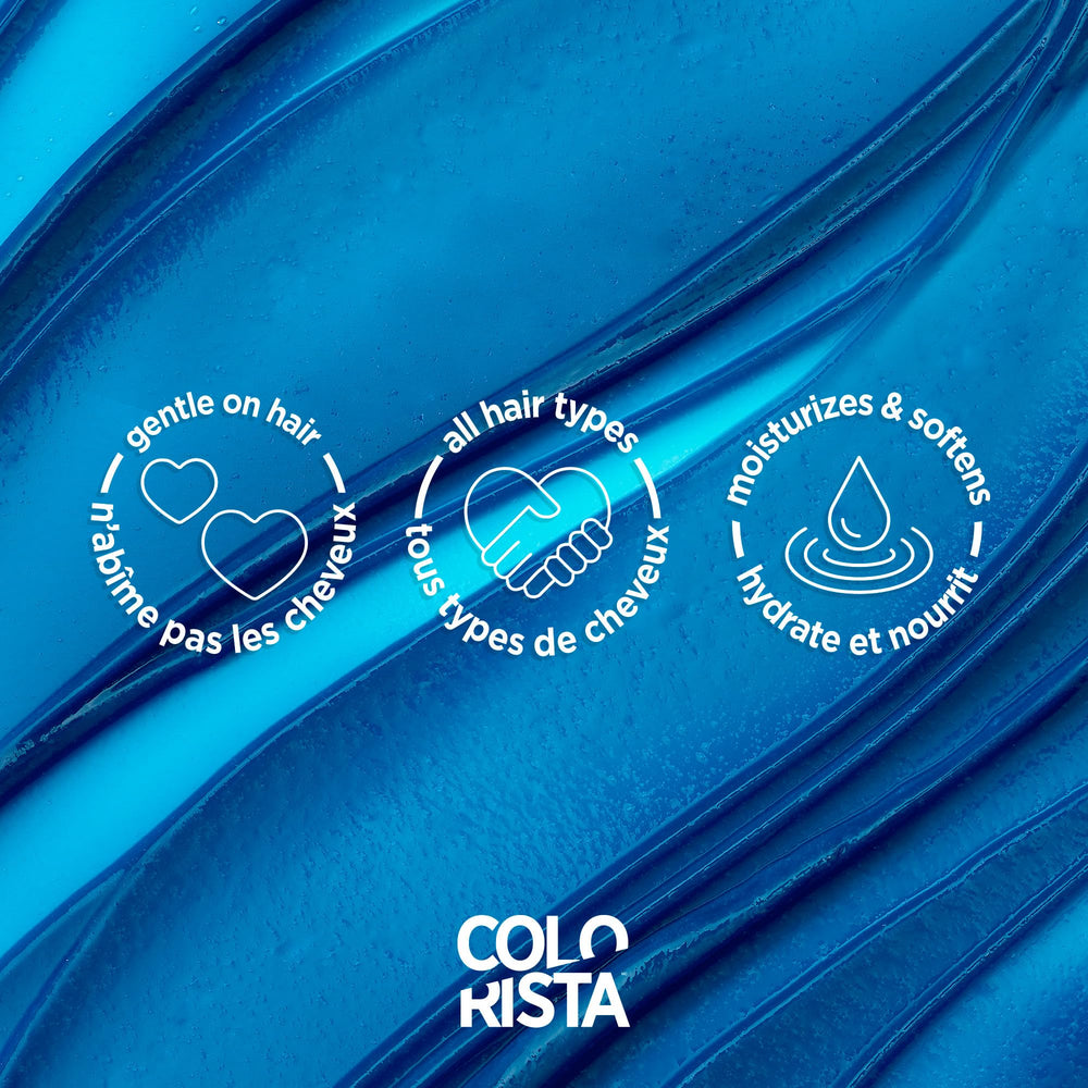 L'Oréal Paris Colorista turquesa, textura cremosa que deposita color temporal