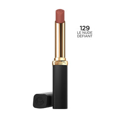 L'Oréal Paris Colour Riche Intense Volume Matte Le Nude Defiant, bala slim para aplicación precisa.