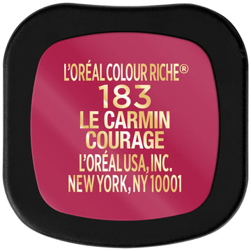 L'Oréal Paris Colour Riche Le Carmin Courage, sin manchas ni migración.