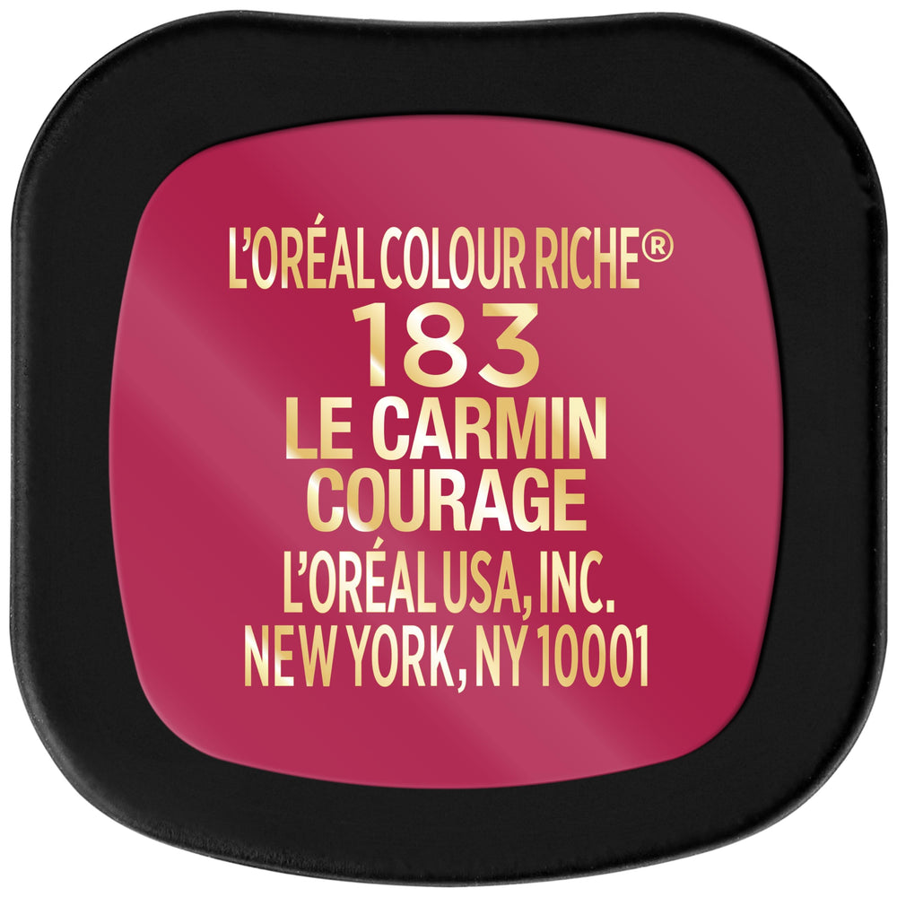 L'Oréal Paris Colour Riche Le Carmin Courage, sin manchas ni migración.