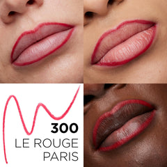 Textura suave con omega 3 y vitamina E en delineador labial Colour Riche.