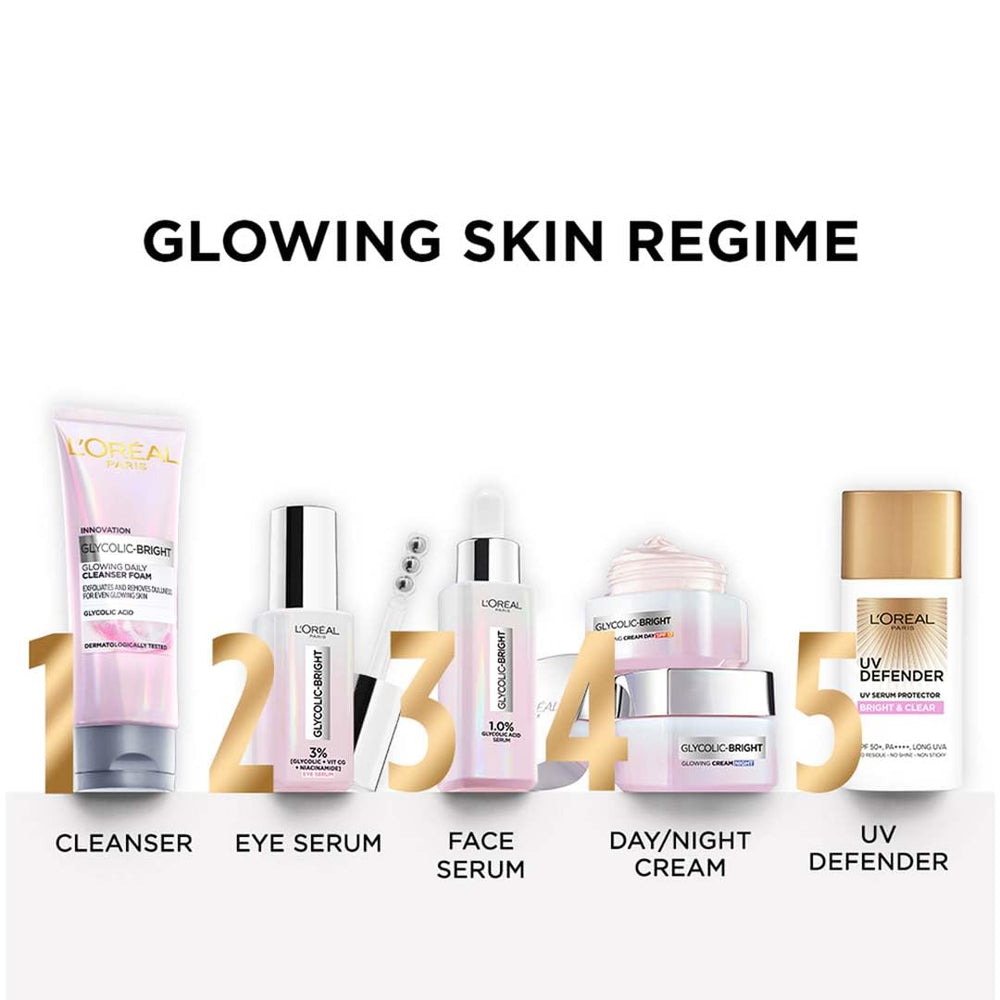 L'Oreal Paris crema glicolico, brillo natural de la piel al despertar.