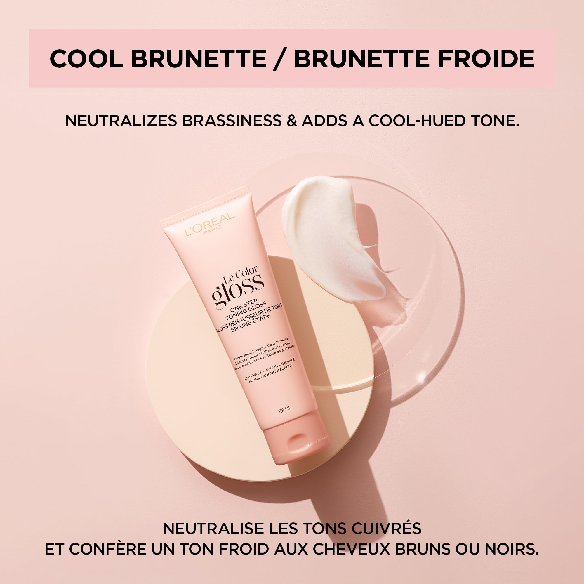 L'Oréal Paris duración de color de hasta 10 días y hasta 3 aplicaciones.