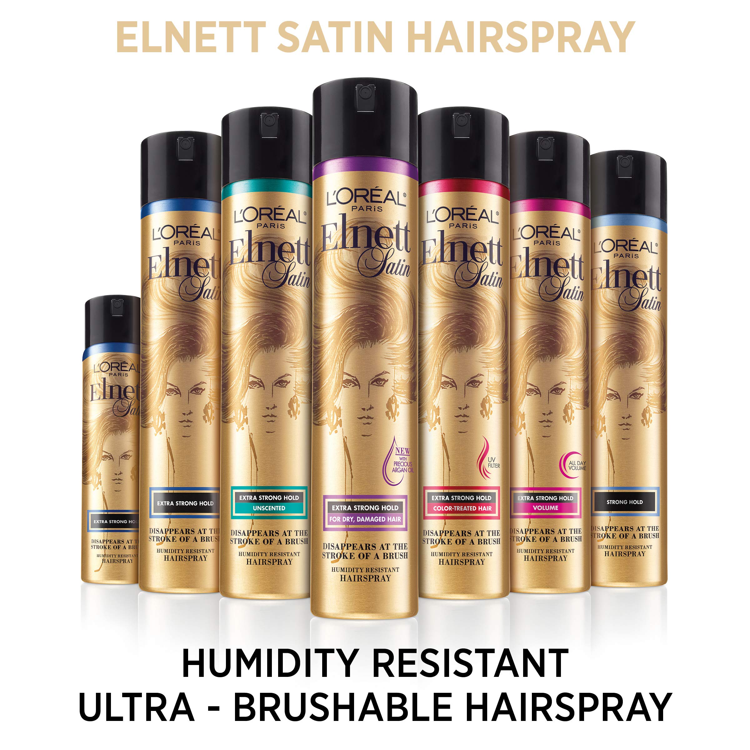 L'Oreal Paris Elnett retoques rápidos sobre la marcha con secado rápido.
