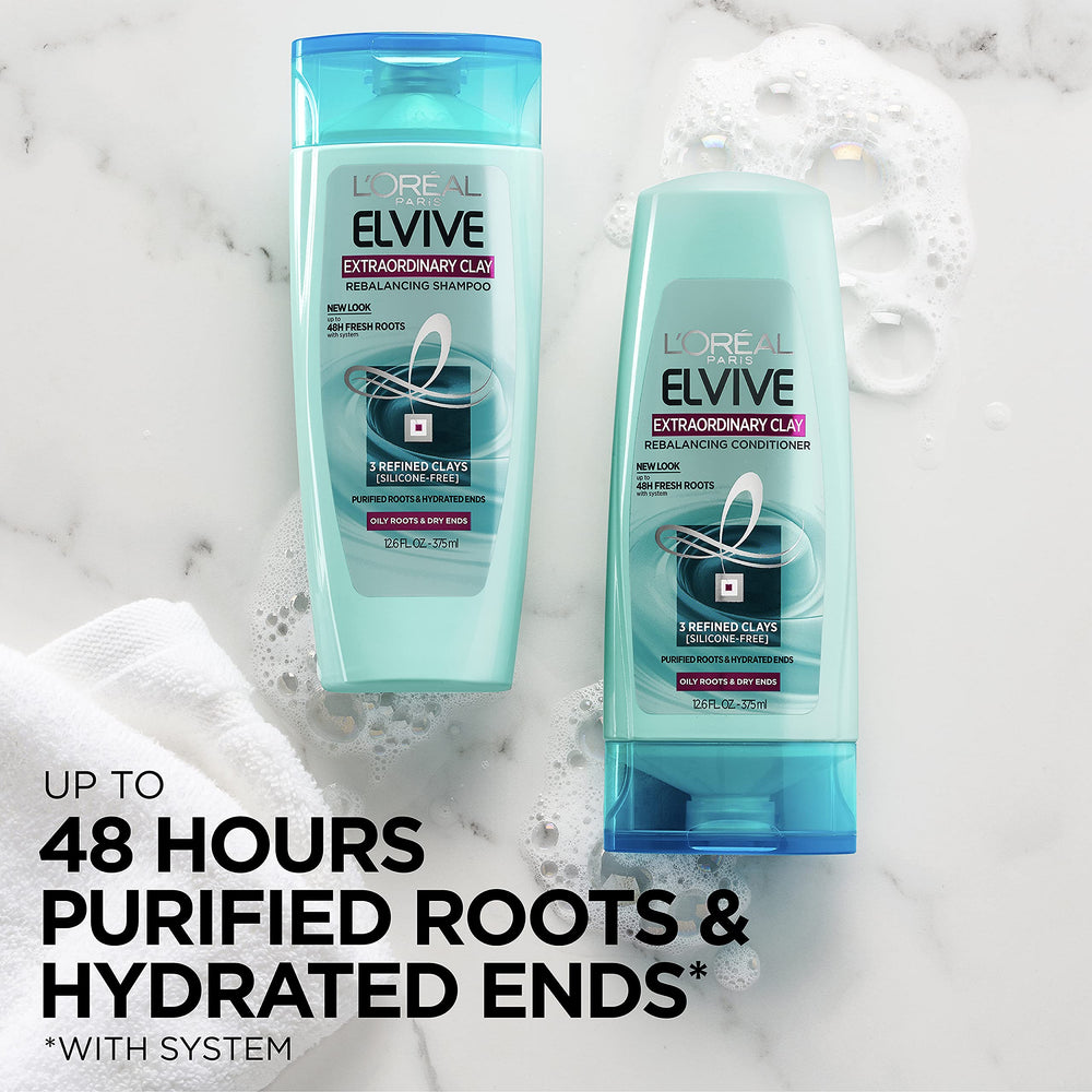 L’Oréal Paris Elvive Extraordinary Clay, textura ligera para cabello limpio y fresco