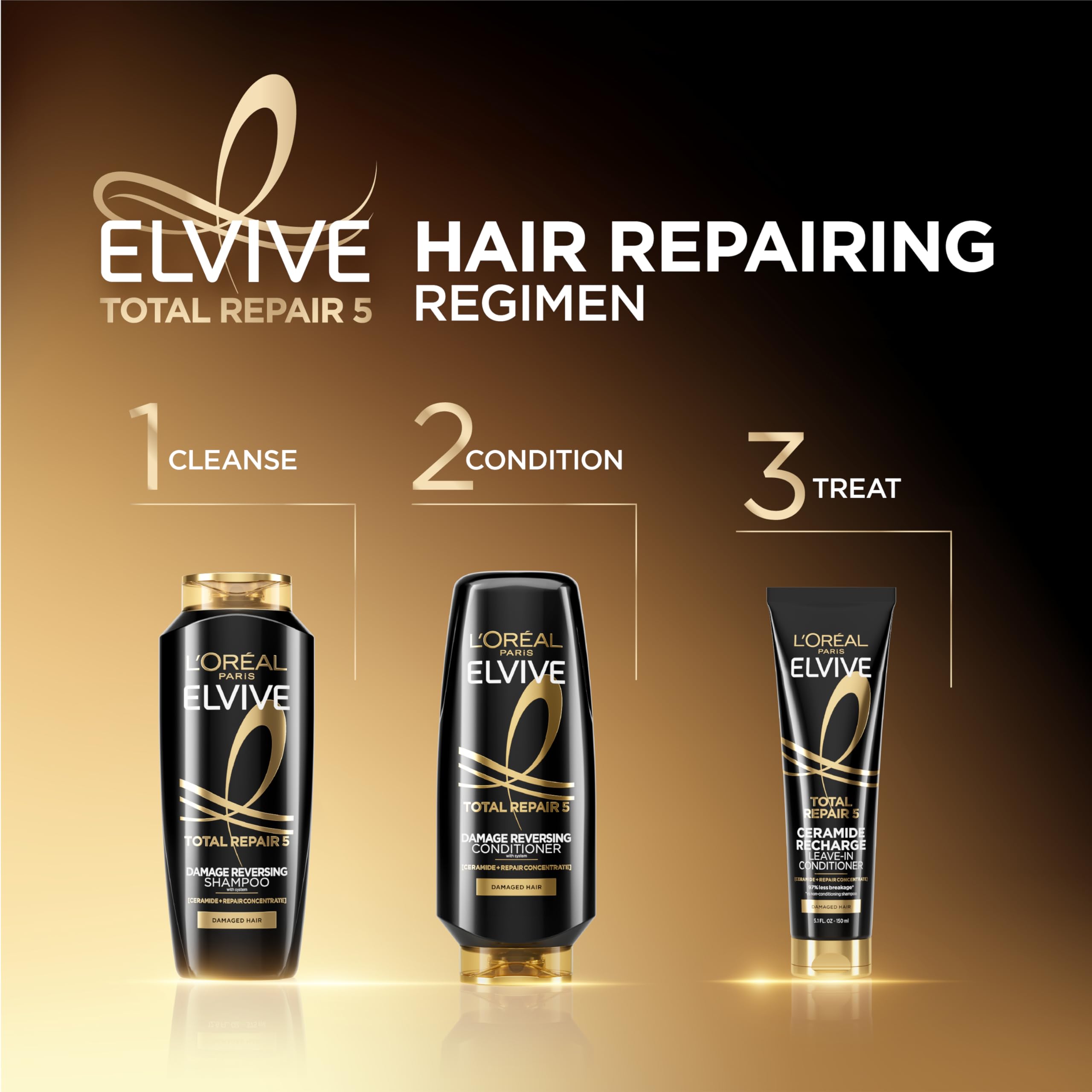 L’Oréal Paris Elvive Total Repair 5 sin peso deja cabello ligero