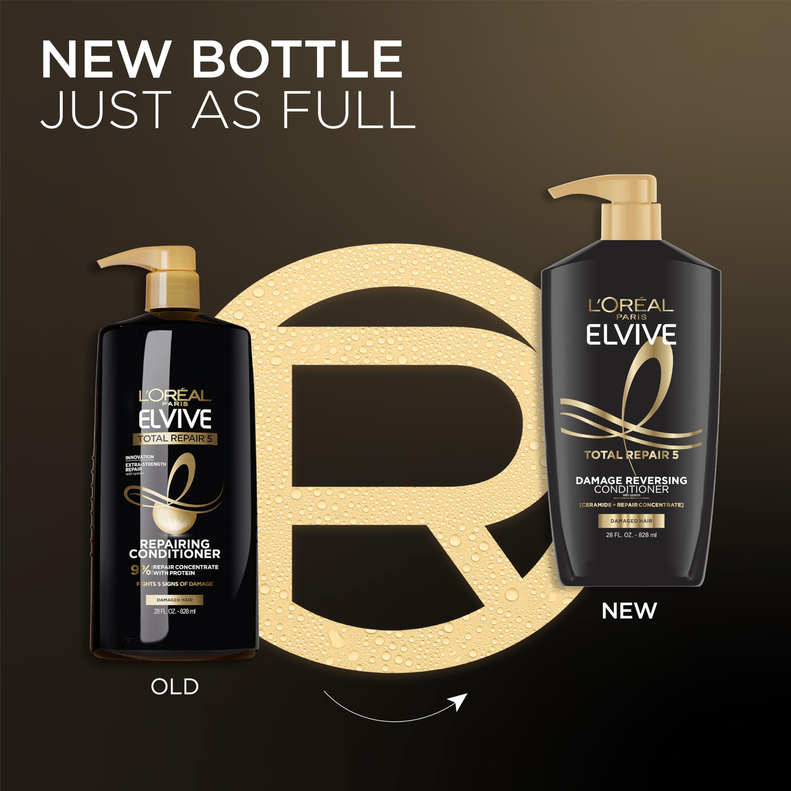 Cabello dañado recibiendo nutrición y fortalecimiento con Total Repair 5.
