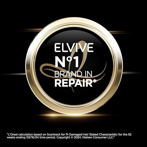 Envase de 28 onzas de Elvive Total Repair para uso familiar.