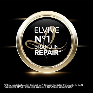 Envase de 28 onzas de Elvive Total Repair para uso familiar.