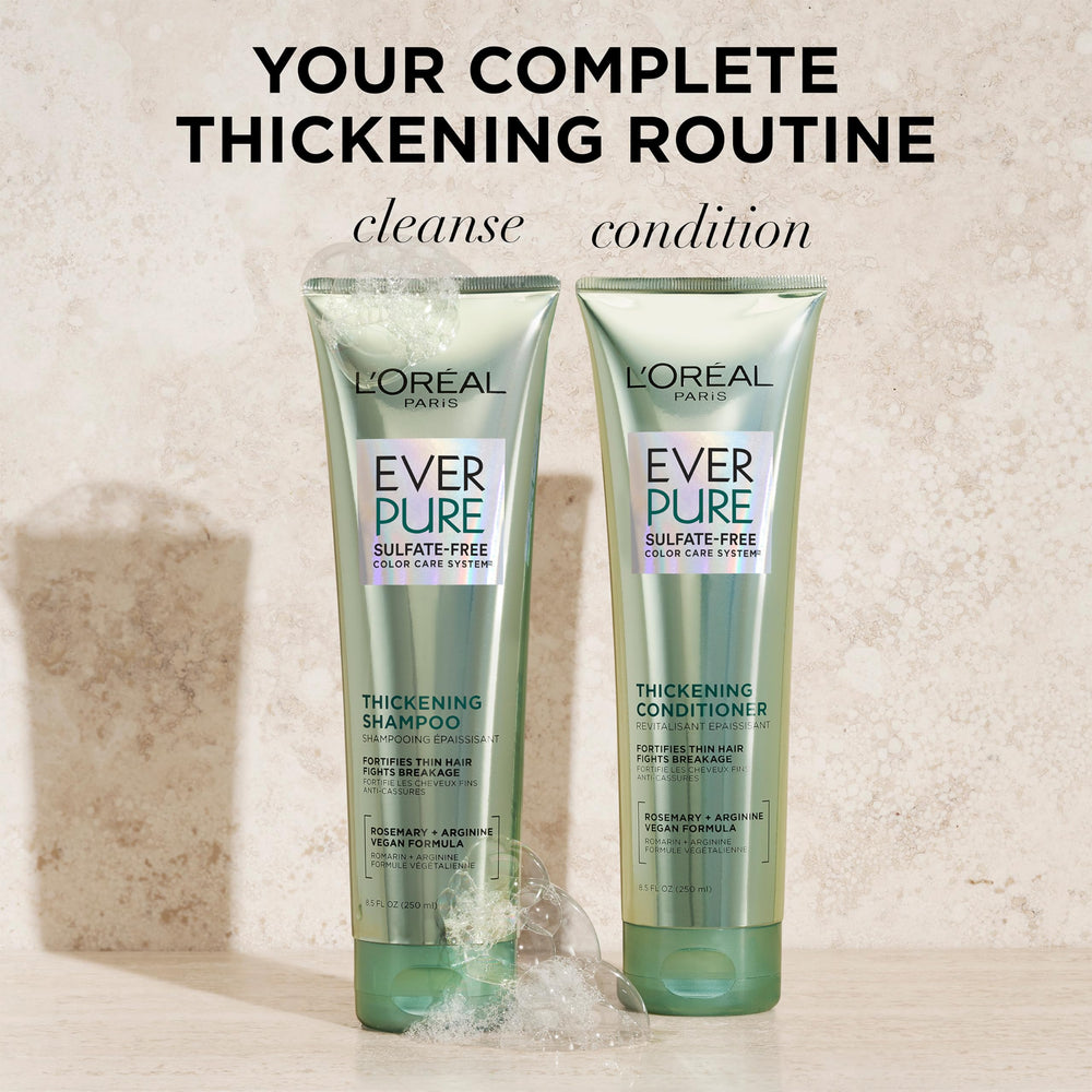 Aplicación suave de EverPure: masajear en cabello mojado para espuma rica