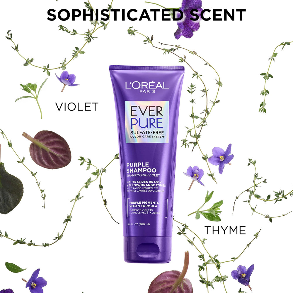 L’Oréal Paris EverPure Aplicación sistema morados facilita uso dos a tres veces por semana