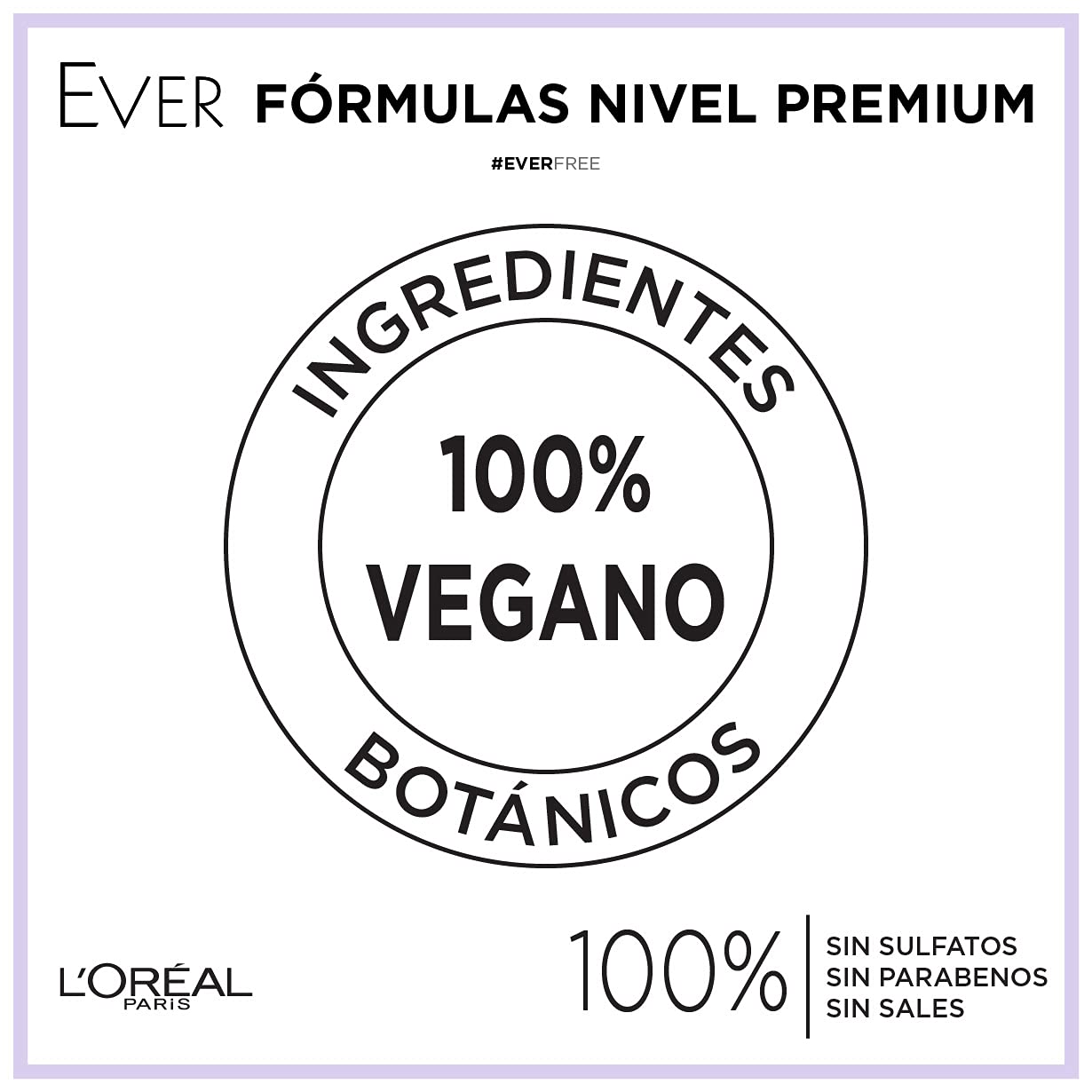 L’Oréal Paris EverPure Brillo suave y nutrición para cabello teñido.