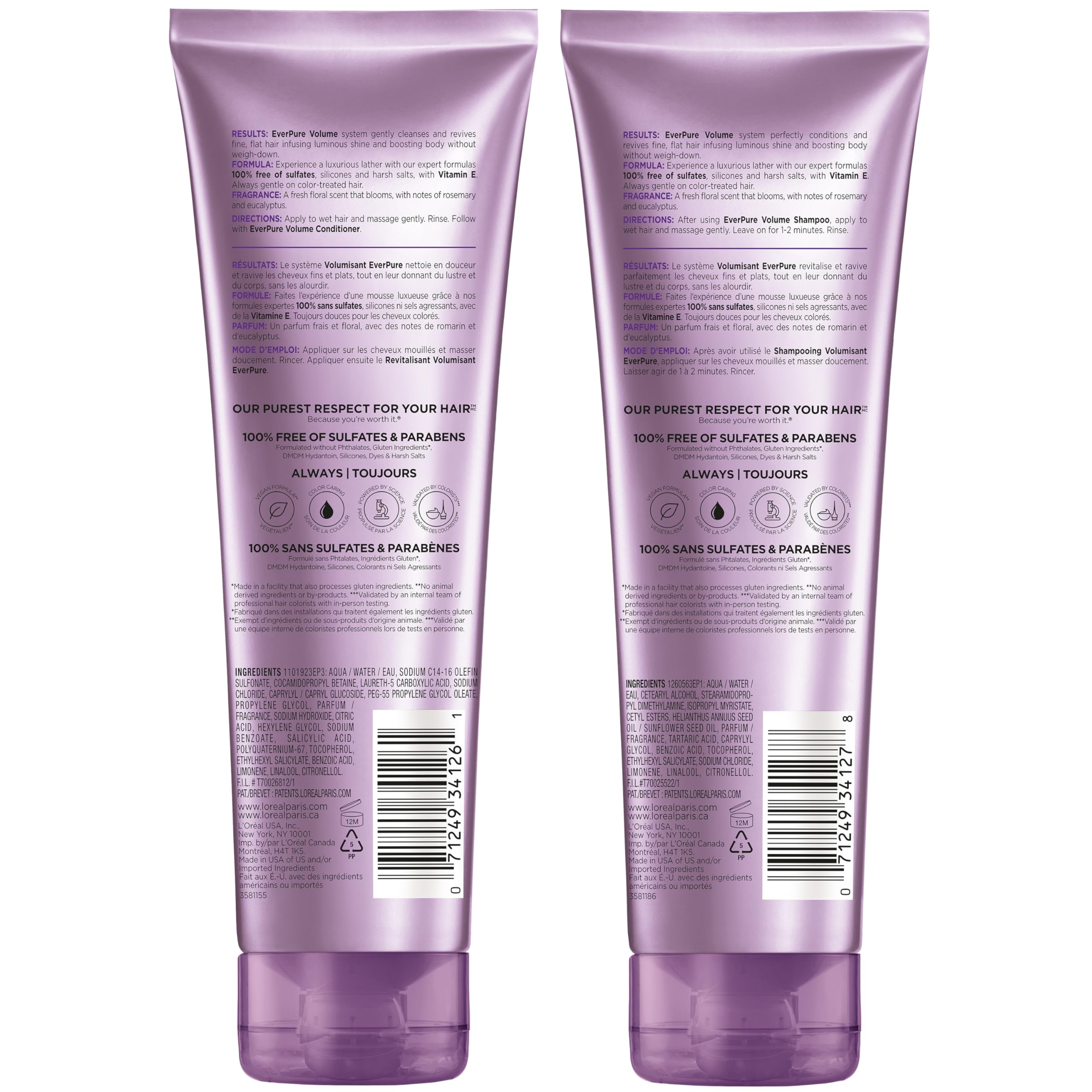 Cabello fino obtiene mayor cuerpo y brillo con EverPure.