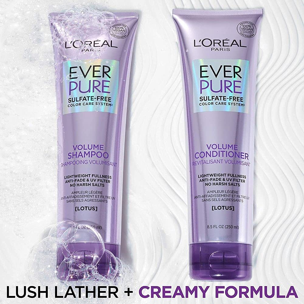 L’Oréal Paris EverPure Ingredientes veganos: envase claro, cuidado responsable.