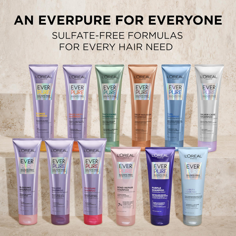 Textura espumosa agradable del champú EverPure para cabello delicado
