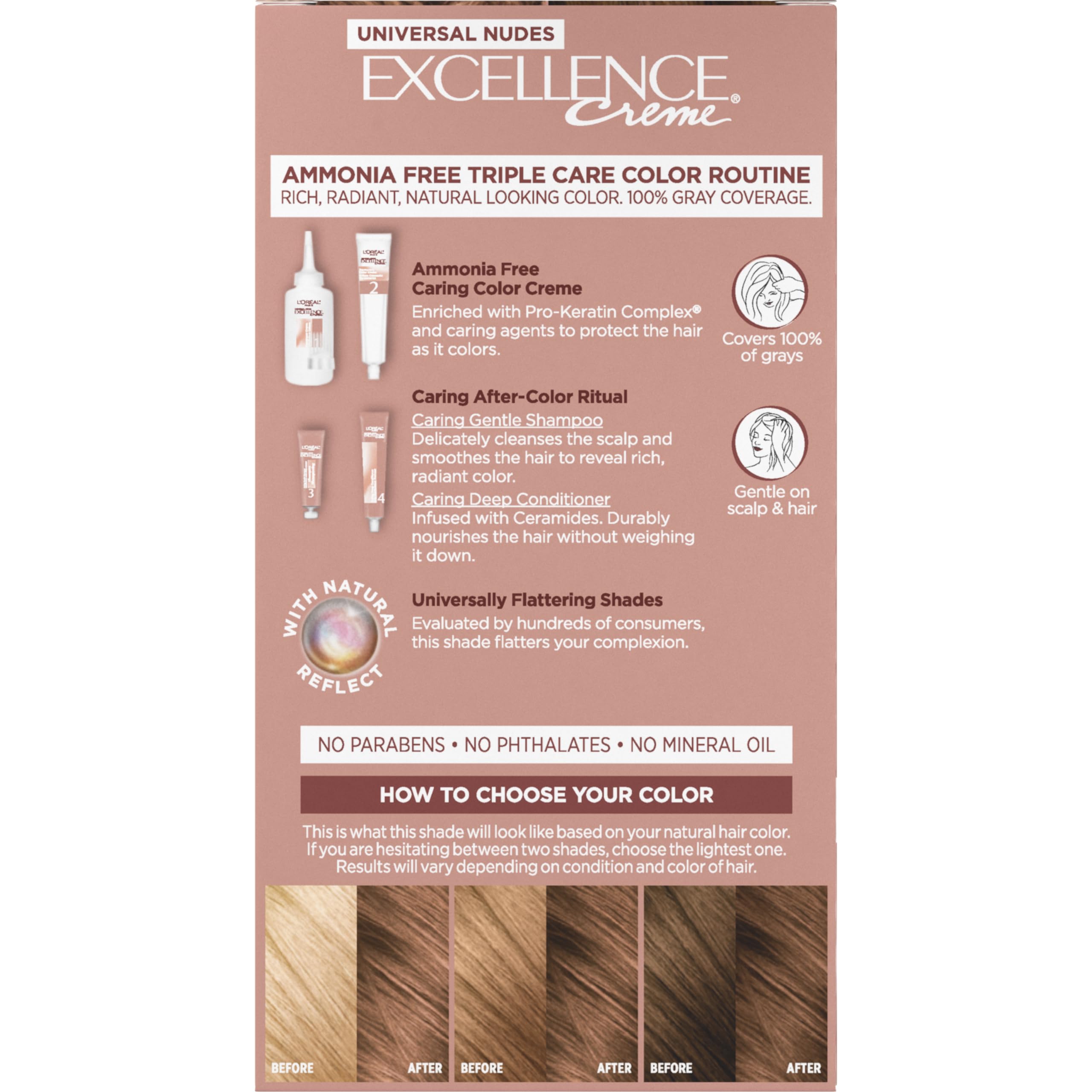 L Oreal Paris Excellence Universal Nudes ceramidas nutritivas para cabello