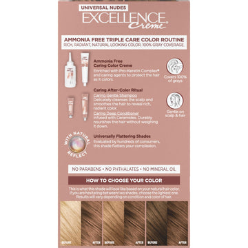 L Oreal Paris Excellence Universal Nudes ceramidas nutritivas para cabello