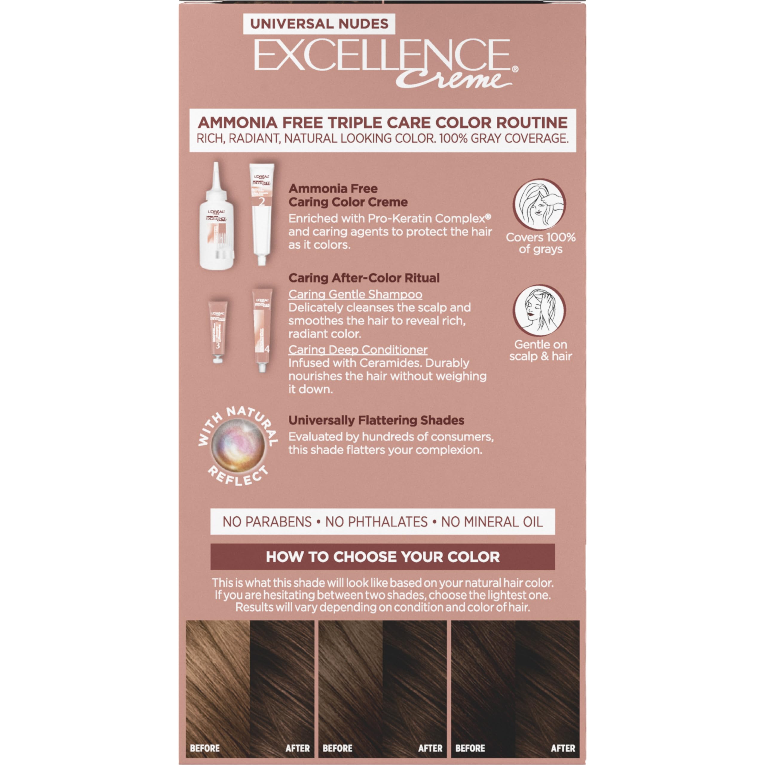 L’Oréal Paris Excellence Universal Nudes, textura cremosa que facilita la aplicación en casa