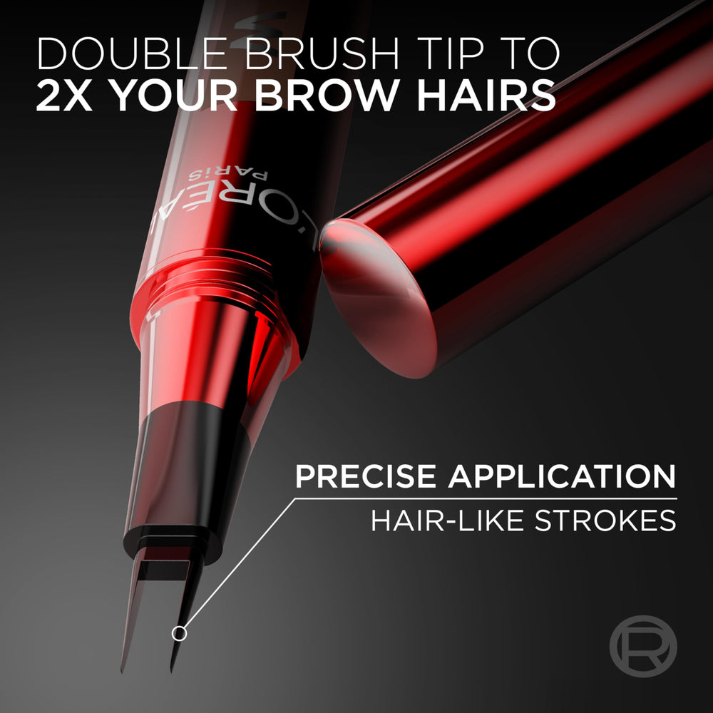 L'Oreal Paris Faux Brow precise strokes fill brows for a fuller look.