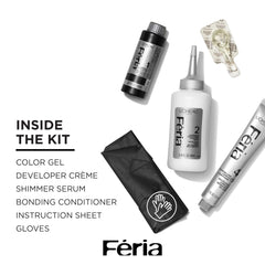 L’Oréal Paris Feria acondicionador con Complejo Cuidado de Enlaces mejora fortaleza y brillo.