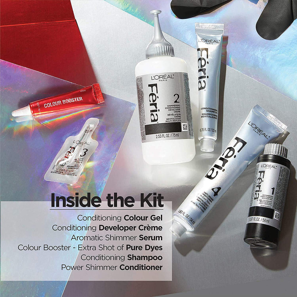 Acondicionador Bonding Care de Feria fortalece enlaces y suaviza el cabello tras colorear.