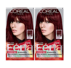 L’Oréal Paris Feria color permanente con brillo multifacetado para resultados intensos.