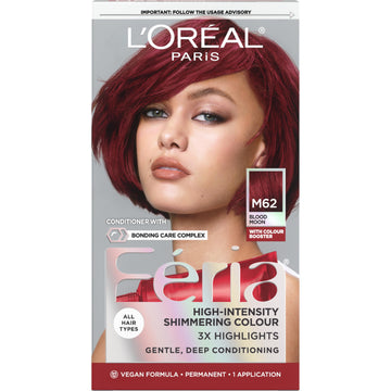L'Oréal Paris Feria Midnight Bolds kit color permanente para uso en casa