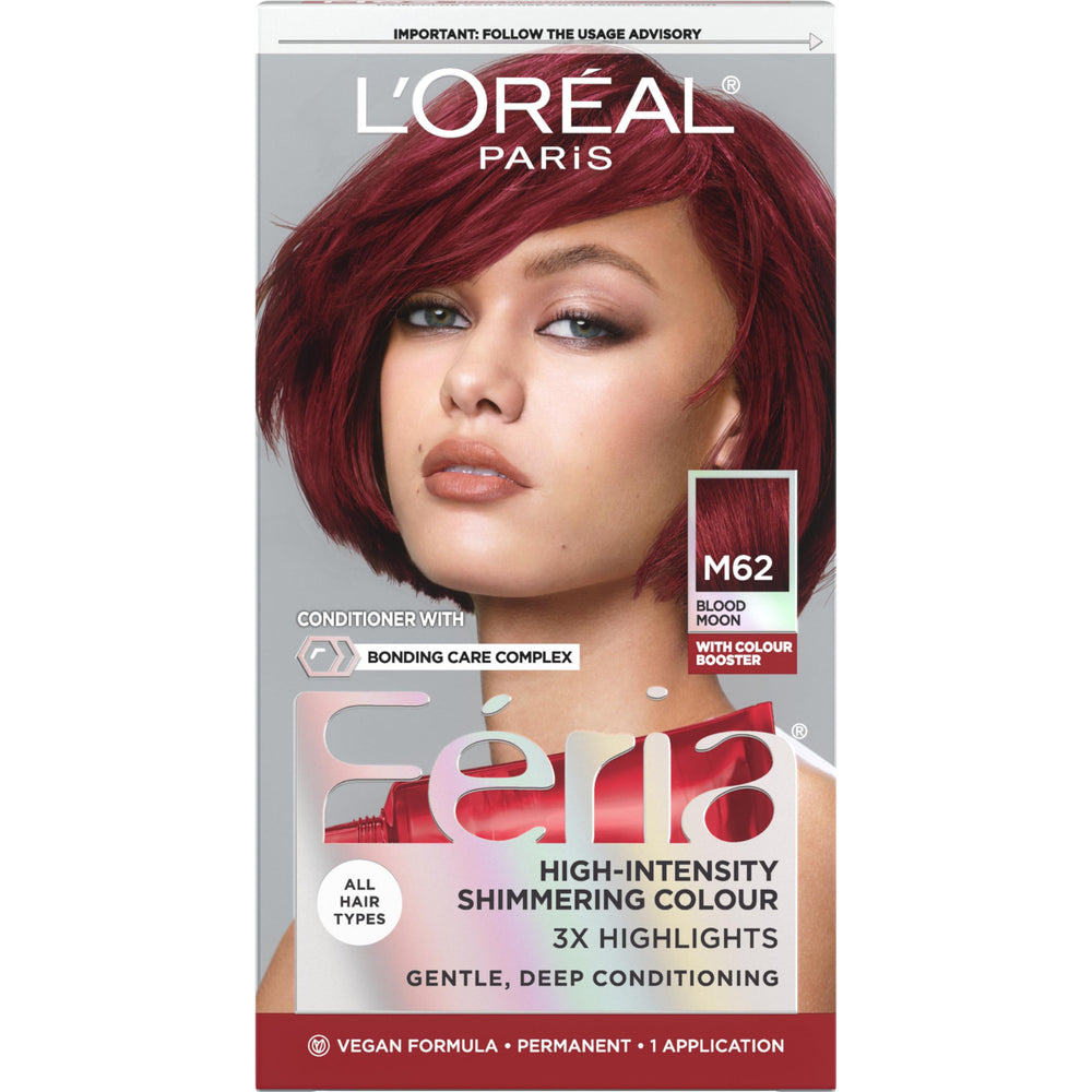 L'Oréal Paris Feria Midnight Bolds kit color permanente para uso en casa