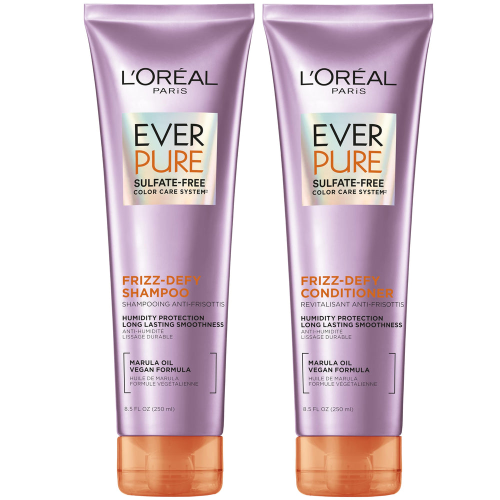 L’Oréal Paris Frizz Defy Champú: botella con protección de color y reducción del encrespamiento