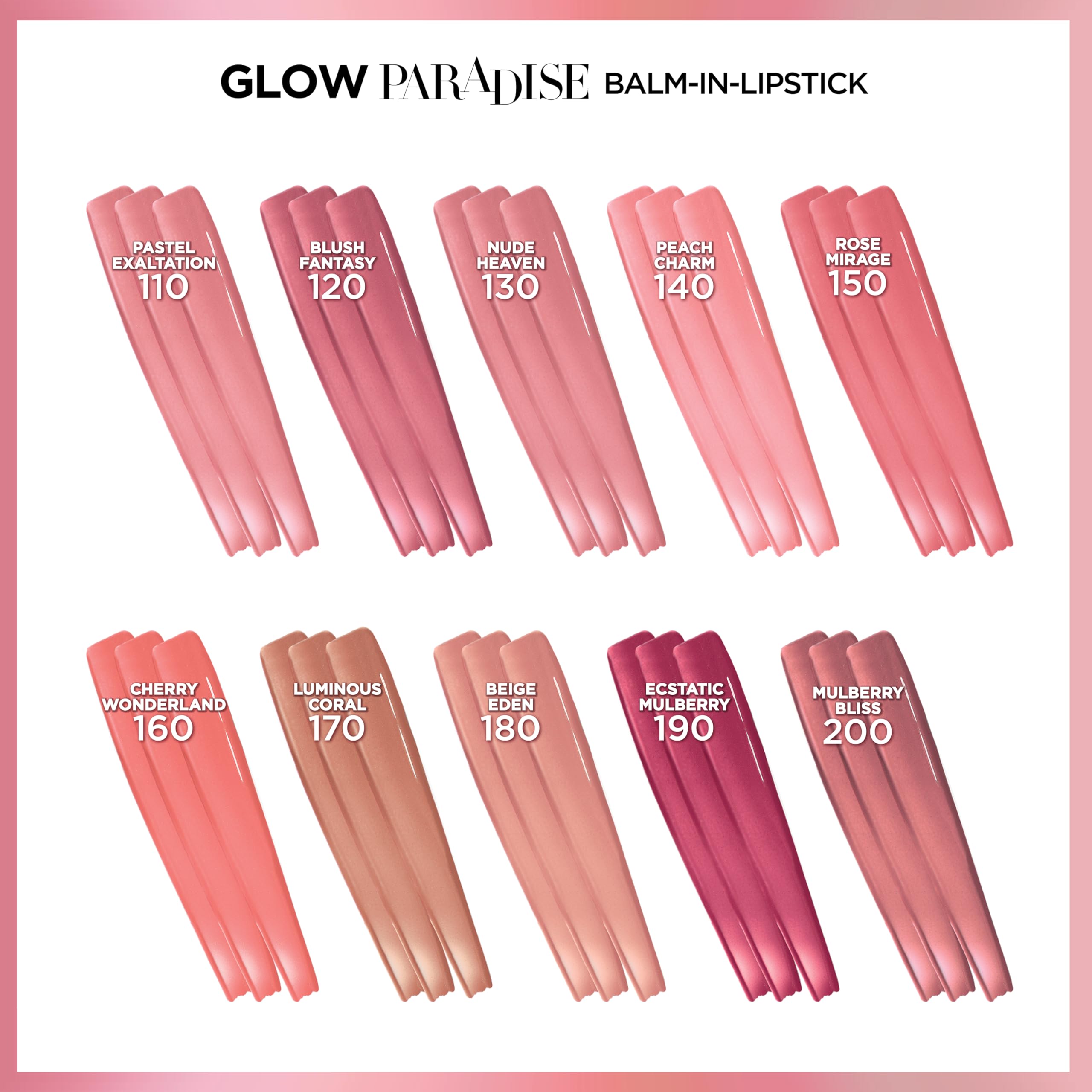 L'Oreal Paris Glow Paradise textura acolchada suave que se desliza
