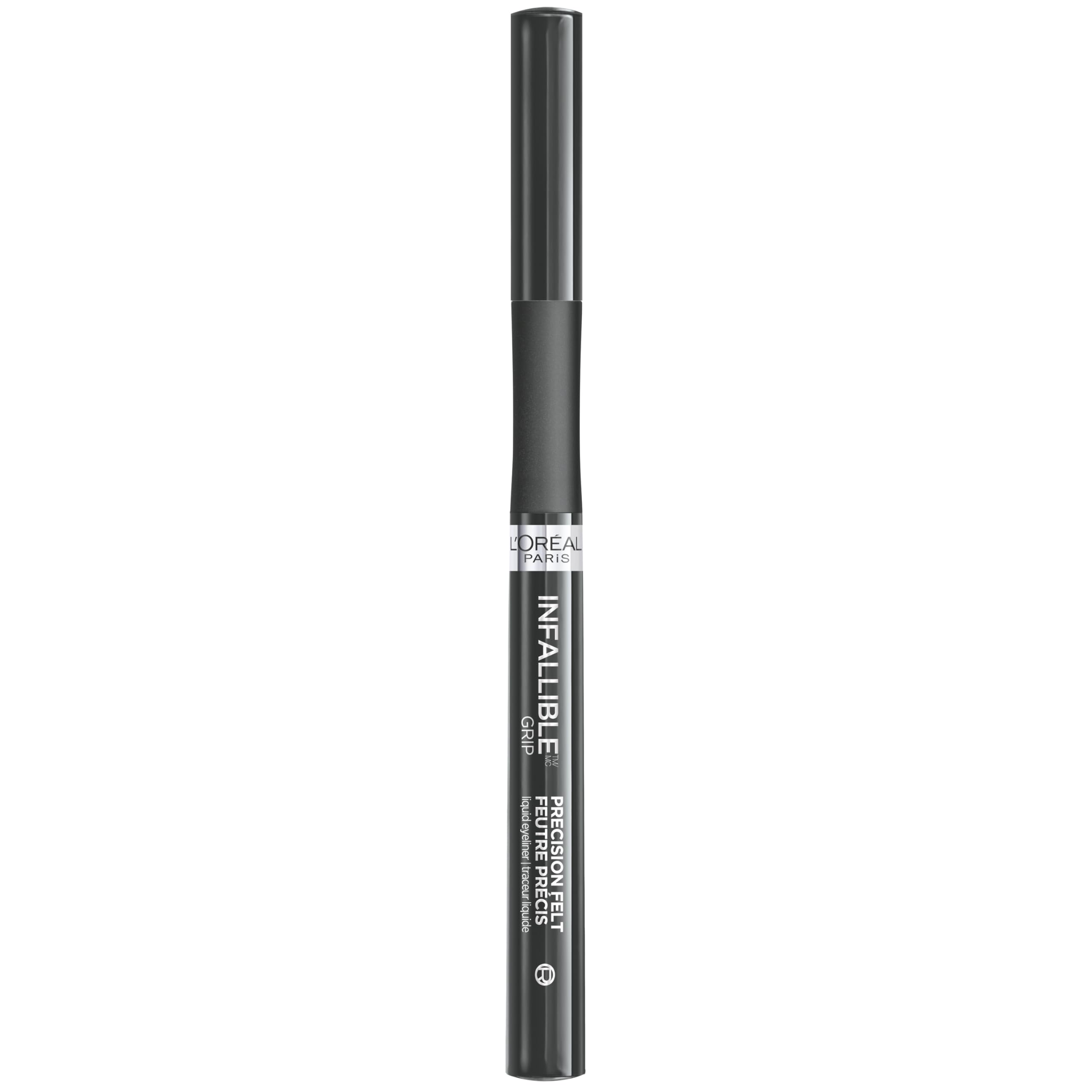 Resultado de maquillaje fiable con delineador gris de L’Oréal Paris.