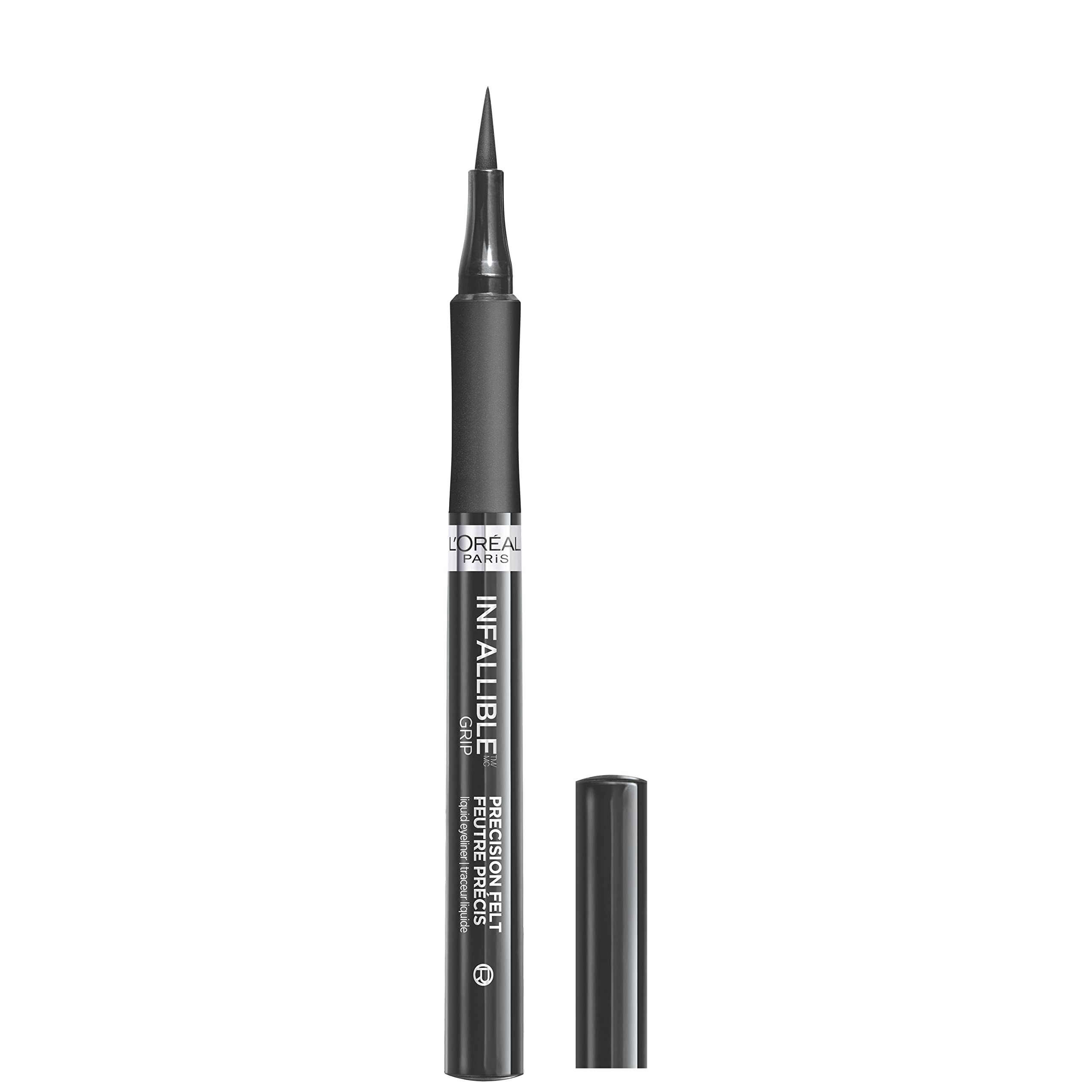 Delineador L’Oréal Paris Infallible, punta de fieltro para trazos precisos.