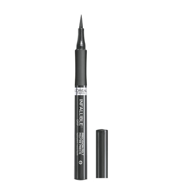 Delineador L’Oréal Paris Infallible, punta de fieltro para trazos precisos.