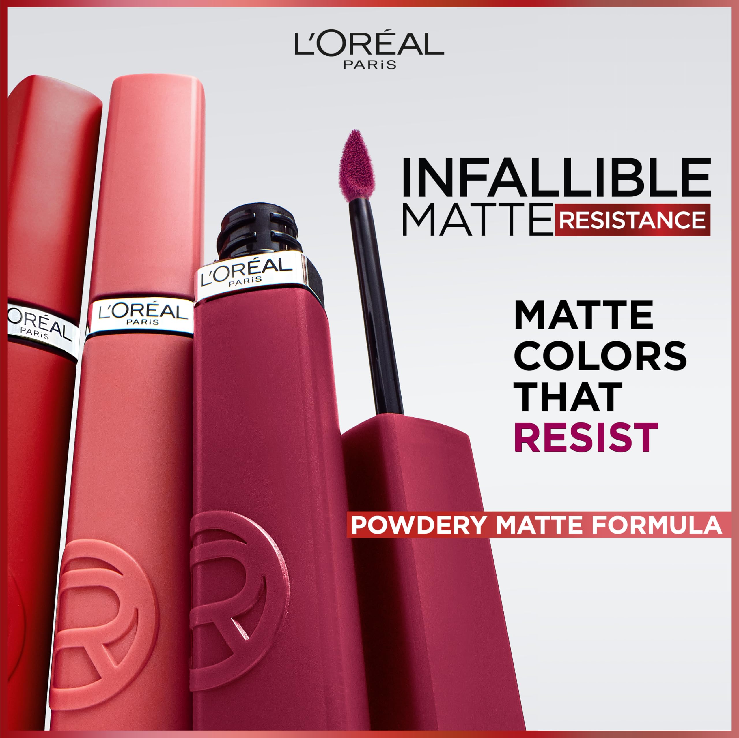 Labial Infallible de L’Oréal Paris con ácido hialurónico para hidratación ligera