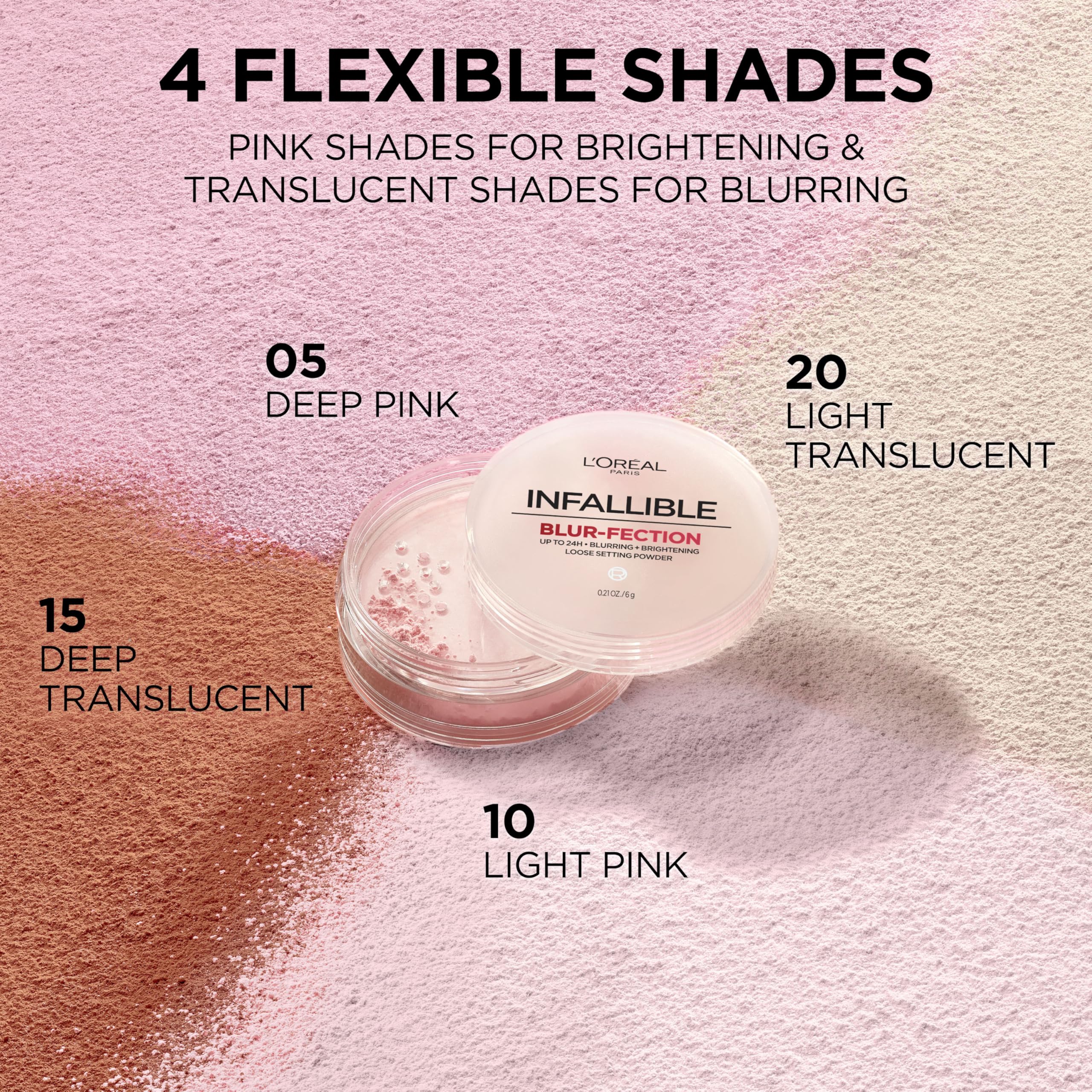 L’Oréal Paris Infallible Blur-fection, resistente a flashback para fotos y eventos.