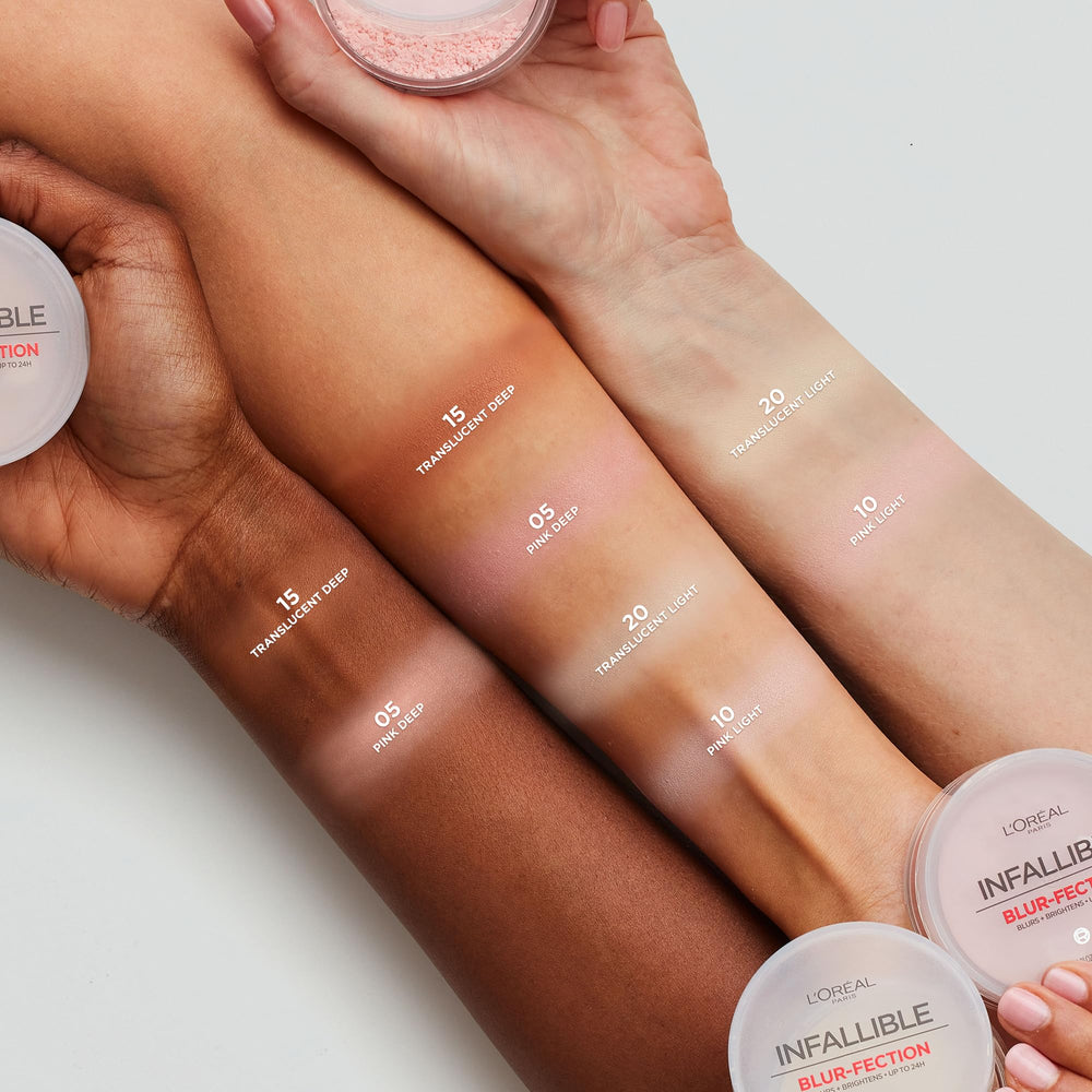 L’Oréal Paris Infallible Blur-fection, tono rosa claro para iluminar y corregir sutilmente.