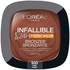 Bronceador en polvo suave mate de L’Oréal Paris para un acabado natural y duradero.
