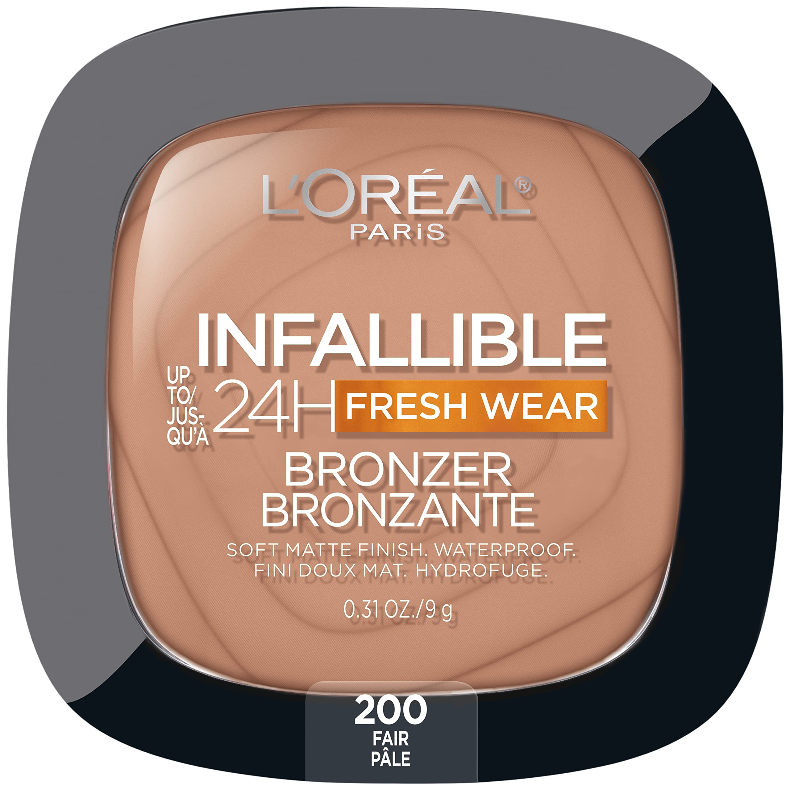 L'Oreal Paris Infallible bronceador textura mate suave para acabado ligero