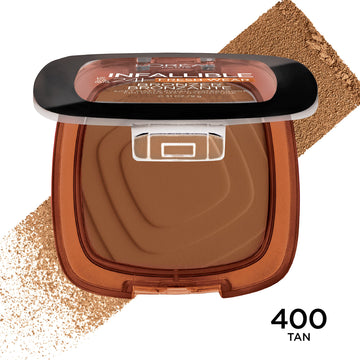 L'Oréal Paris Infallible Bronceador, textura sedosa para un acabado ligero y cómodo.